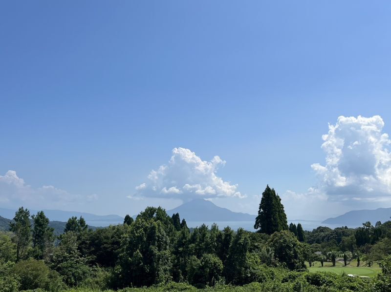 桜島の上に桜島！