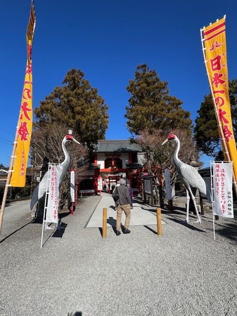鶴の神社