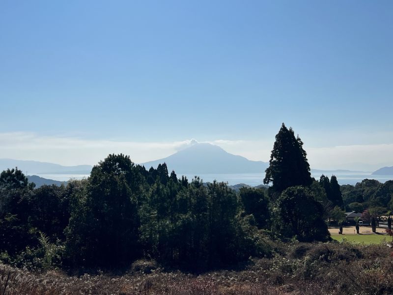 新年の桜島