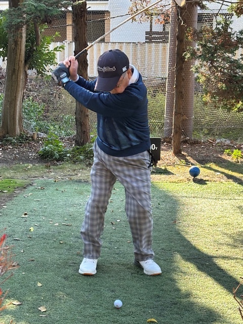 90歳を迎えた小川さんと卒寿のゴルフ